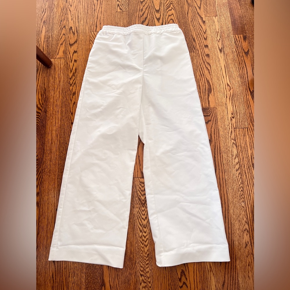 Handmade tailor pants with elastic band waist
